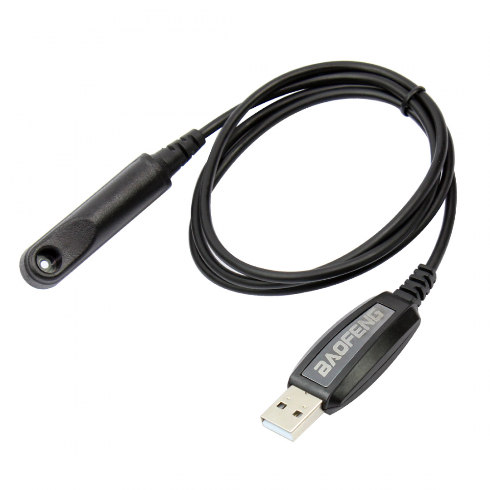 6FT USB Programming Cable With Genuine FTDI Chip For BaoFeng, Kenwood, AnyTone Radios